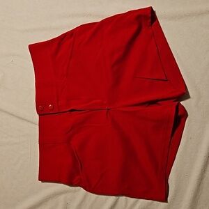 vintage 80s Red coaching shorts